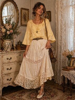 🍋 Gap - Vintage Silk Blend Blouse